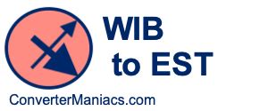 EST to WIB Converter .
